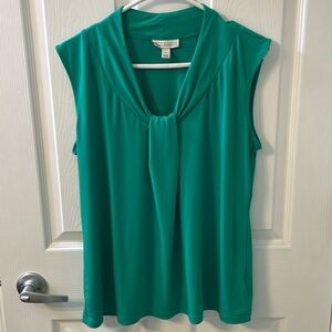 Large Green tank blouse